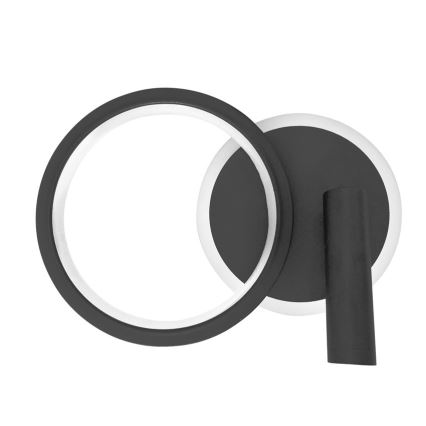 Spot LED de perete MONET LED/16W/230V, negru