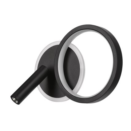 Spot LED de perete MONET LED/16W/230V, negru