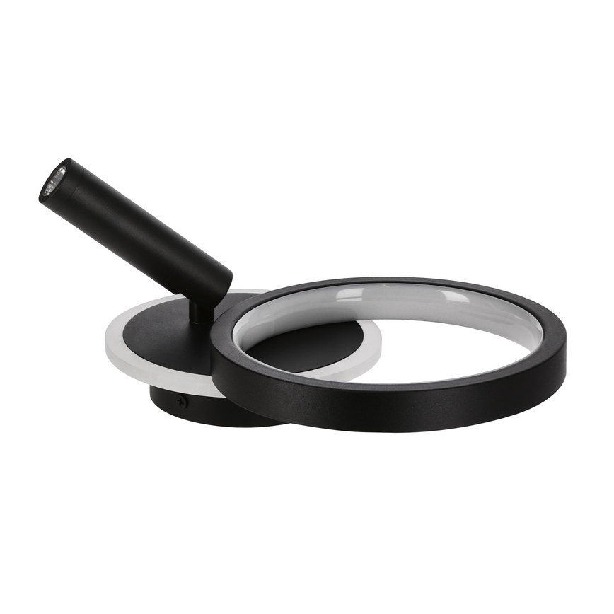 Spot LED de perete MONET LED/16W/230V, negru