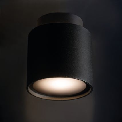 Spot LED de tavan SONOR 1xGU10/10W/230V + LED/4W neagră Kanlux