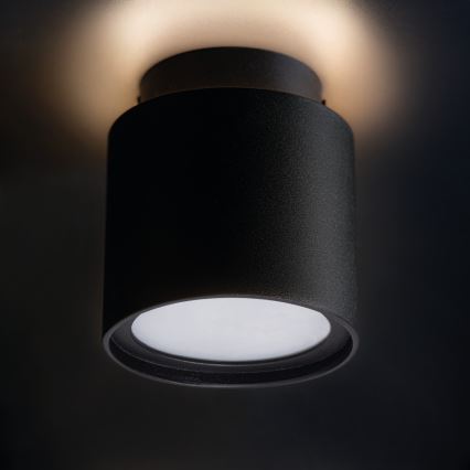 Spot LED de tavan SONOR 1xGU10/10W/230V + LED/4W neagră Kanlux