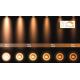 Spot LED dimabil FEDLER 1xGU10/12W/230V neagră Lucide 09921/12/30