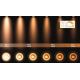 Spot LED dimabil Lucide 09120/24/30 ZEFIX 2×GU10/12W/230V negru