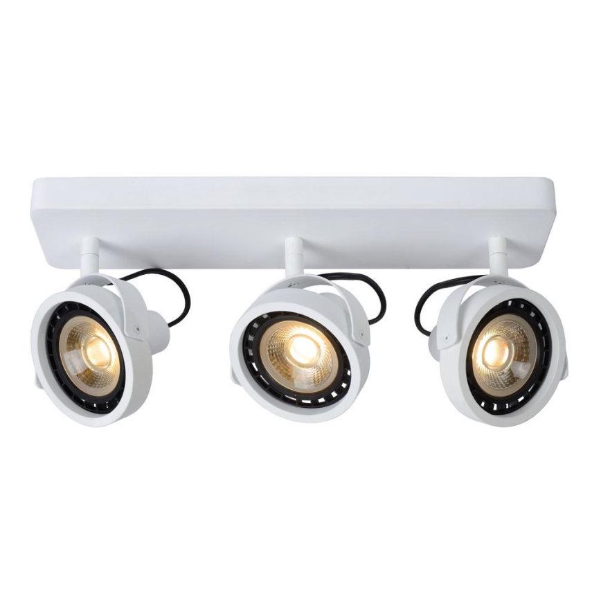 Spot LED dimabil Lucide 31931/36/31 TALA 3×GU10/12W/230V alb