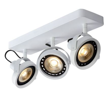 Spot LED dimabil Lucide 31931/36/31 TALA 3×GU10/12W/230V alb