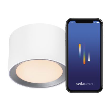 Spot LED dimabil pentru baie Nordlux LANDON SMART LED/8W/230V 2700-6500K IP44 alb
