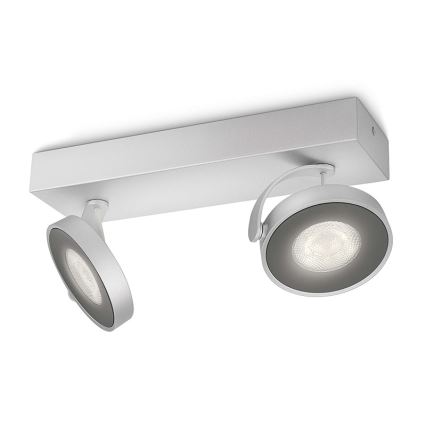 Philips 53172/48/16 - LED Lampa spot MYLIVING CLOCKWORK 2xLED/4W/230V