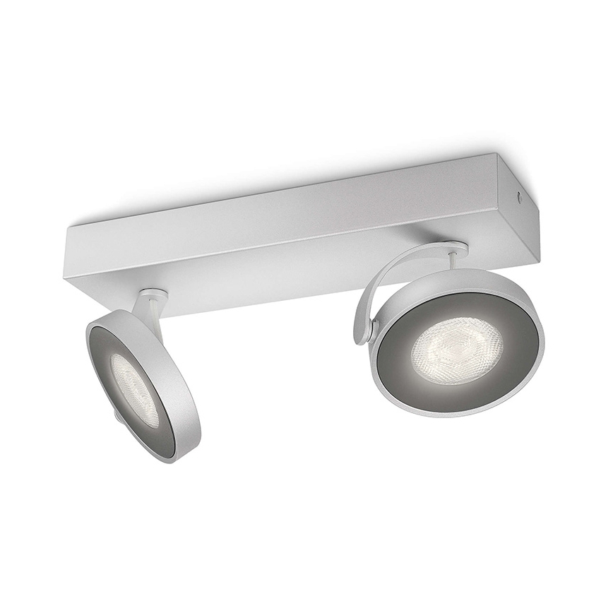 Philips 53172/48/16 - LED Lampa spot MYLIVING CLOCKWORK 2xLED/4W/230V