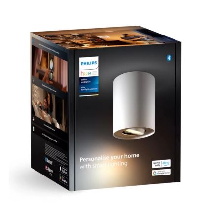 Spot LED dimabil Philips Hue PILLAR 1xGU10/4,2W/230V 2200-6500K alb