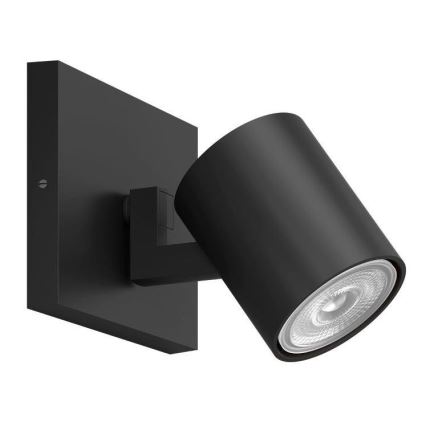 Spot LED dimabil Philips Hue RUNNER 1xGU10/4,2W/230V 2200-6500K negru