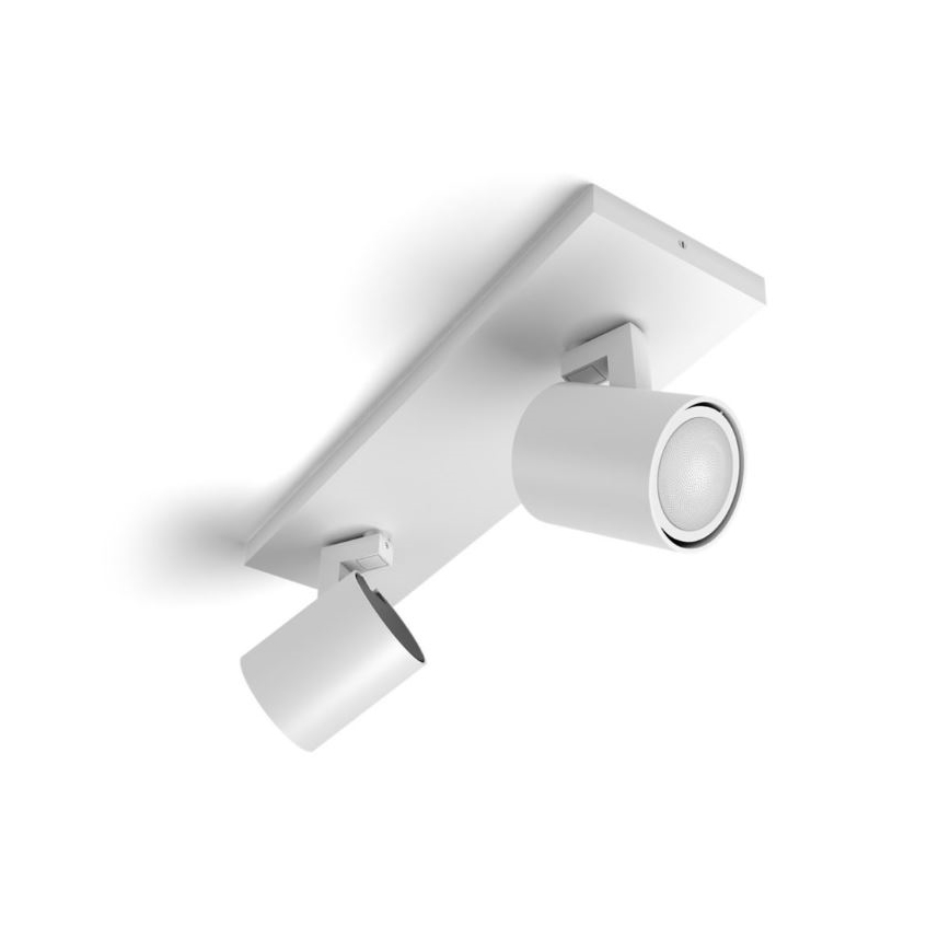 Spot LED dimabil Philips Hue RUNNER 2xGU10/4,2W/230V 2200-6500K alb + telecomandă