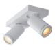 Spot LED dimabil TAYLOR 2xGU10/5W/230V IP44 Lucide 09930/10/31