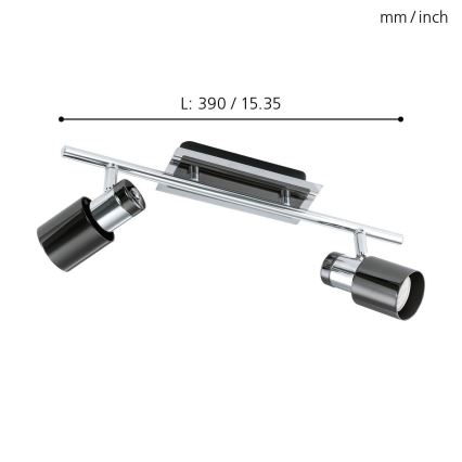 Spot LED Eglo 2xGU10/5W/230V