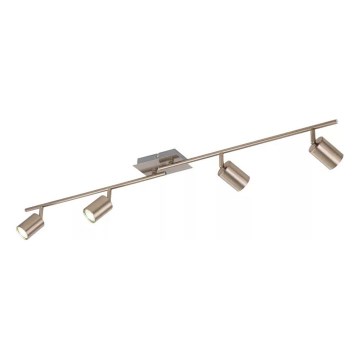 Spot LED Eglo 54684, 4x GU10, 5W, 230V, crom mat