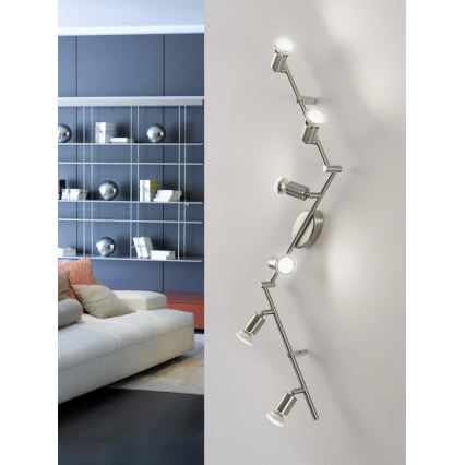 Spot LED Eglo 6xGU10-LED/2,8W/230V