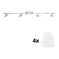 Spot LED Eglo MY CHOICE 4xE14/4W/230V crom/alb