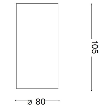 Spot LED Ideal Lux NITRO LED/10W/230V CRI 90 alb
