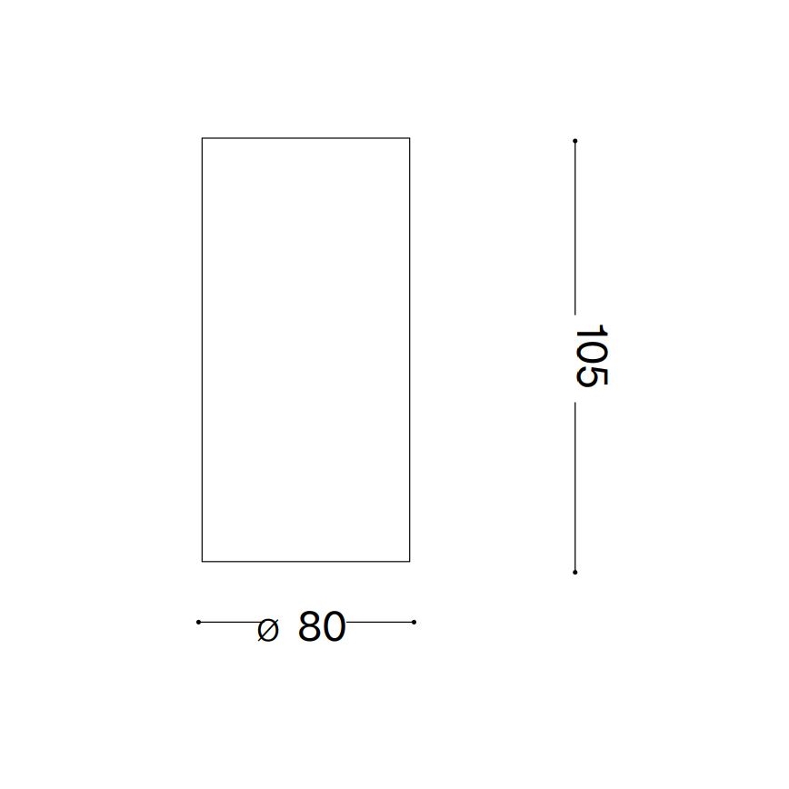 Spot LED Ideal Lux NITRO LED/10W/230V CRI 90 alb