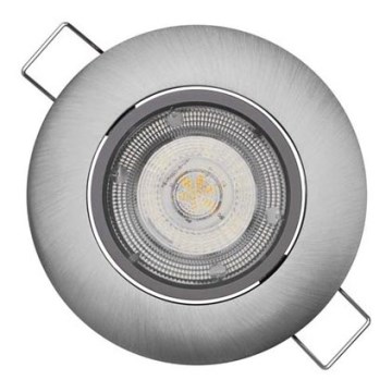 Spot LED încastrat EXCLUSIVE, 5 W, 230 V, 3000 K, argintiu