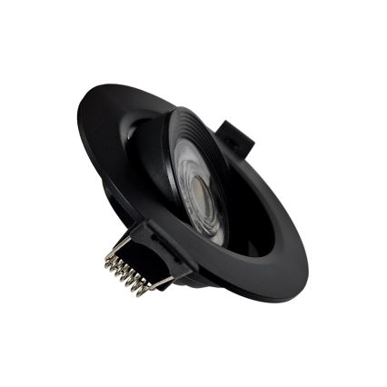 Spot LED încastrat LED/5W/230V 4200K d. 9,3 cm negru