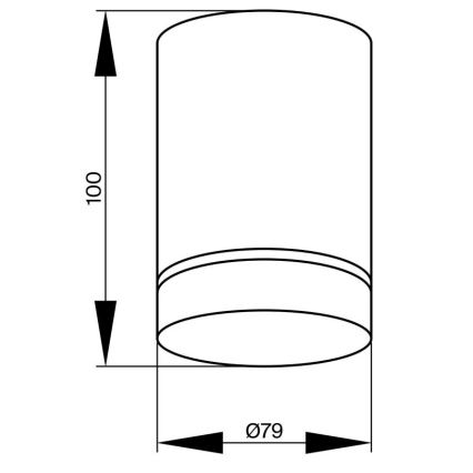 Spot LED Maytoni C085CL-9W3K-W ORLO LED/9W/230V CRI 90 3000K alb