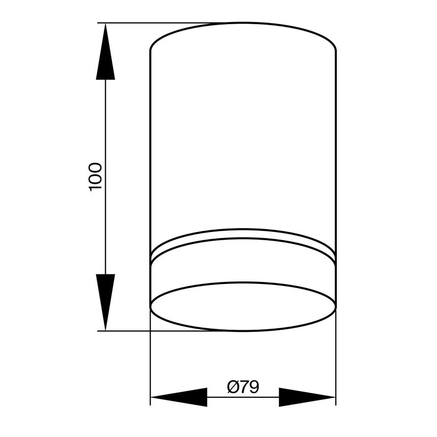 Spot LED Maytoni C085CL-9W3K-W ORLO LED/9W/230V CRI 90 3000K alb