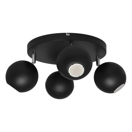 Spot LED MIDWAY 4xGU10/6,5W/230V negru