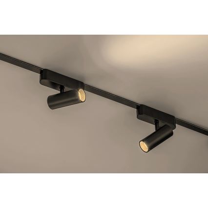 Spot LED pentru sistem de șină monofazic Rabalux LED/6W/24V 3000K negru