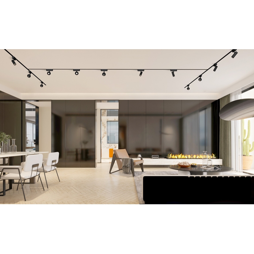 Spot LED pentru sistem de șină monofazic Rabalux LiTrack LED/10W/24V 4000K negru