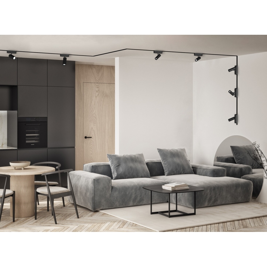 Spot LED pentru sistem de șină monofazic Rabalux LiTrack LED/10W/24V 4000K negru