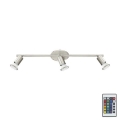 Spot LED RGB dimabil Eglo 75385 BUZZ-C 3xGU10/4W/230V + telecomandă