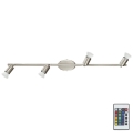 Spot LED RGB dimabil Eglo 75386 BUZZ-C 4xGU10/4W/230V + telecomandă