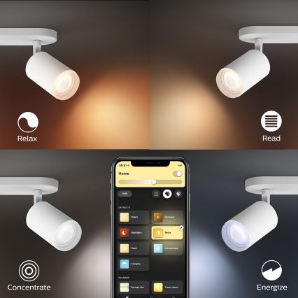 Philips 50631/31/P7 - LED Lampă spot HUE FUGATO 1xGU10/5,7W/230V
