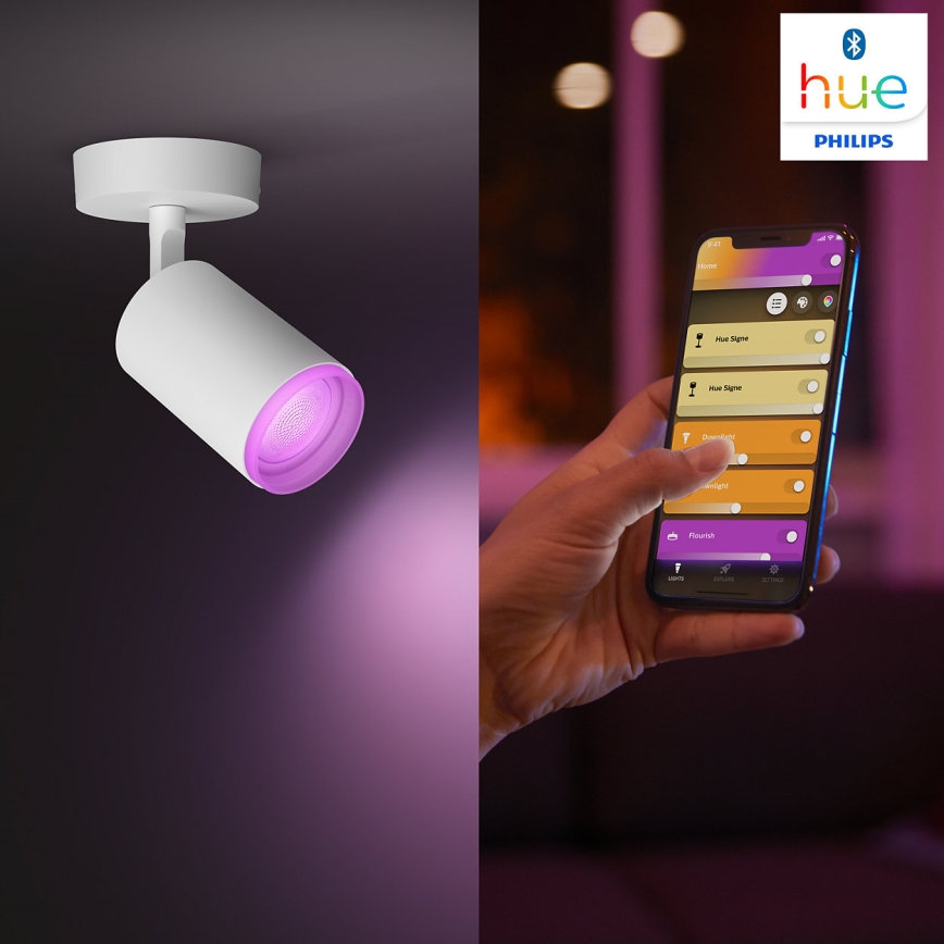 Philips 50631/31/P7 - LED Lampă spot HUE FUGATO 1xGU10/5,7W/230V