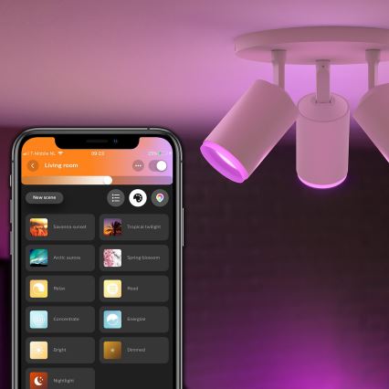 Philips 50633/31/P7 - LED Lampă spot HUE FUGATO 3xGU10/5,7W/230V