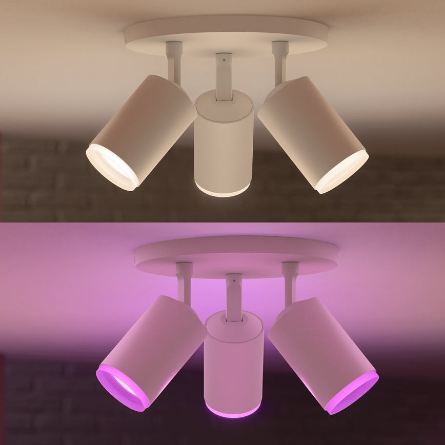 Philips 50633/31/P7 - LED Lampă spot HUE FUGATO 3xGU10/5,7W/230V