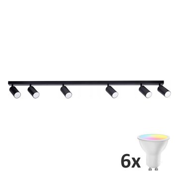 Spot LED RGBW dimabil ANGIE, 6x GU10, 6,5W, 230V, 2700–6500K