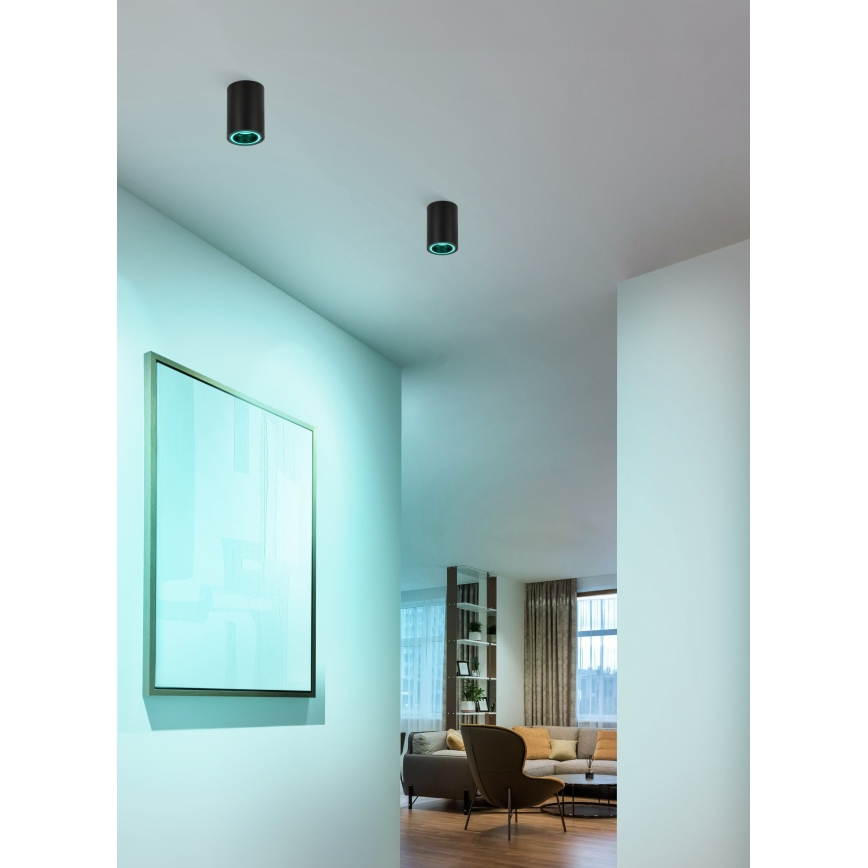 Spot LED RGBW dimabil Eglo LED/4,9W/230V 2700-6500K negru