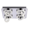 Spot LED RGBW dimabil JUST LIGHT. 14662-17 TIM LOLASMART 4xLED/5,9/230V 2700-5000K + telecomandă