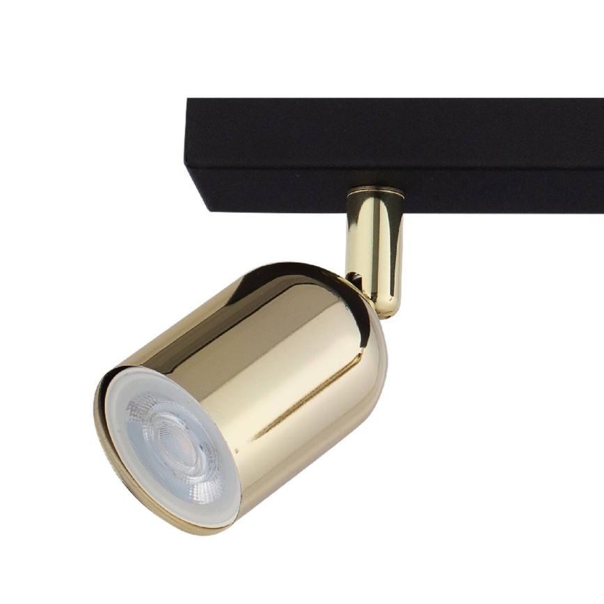 Spot LED RGBW dimabil TOP 2xGU10/6,5W/230V 2700-6500K negru/auriu