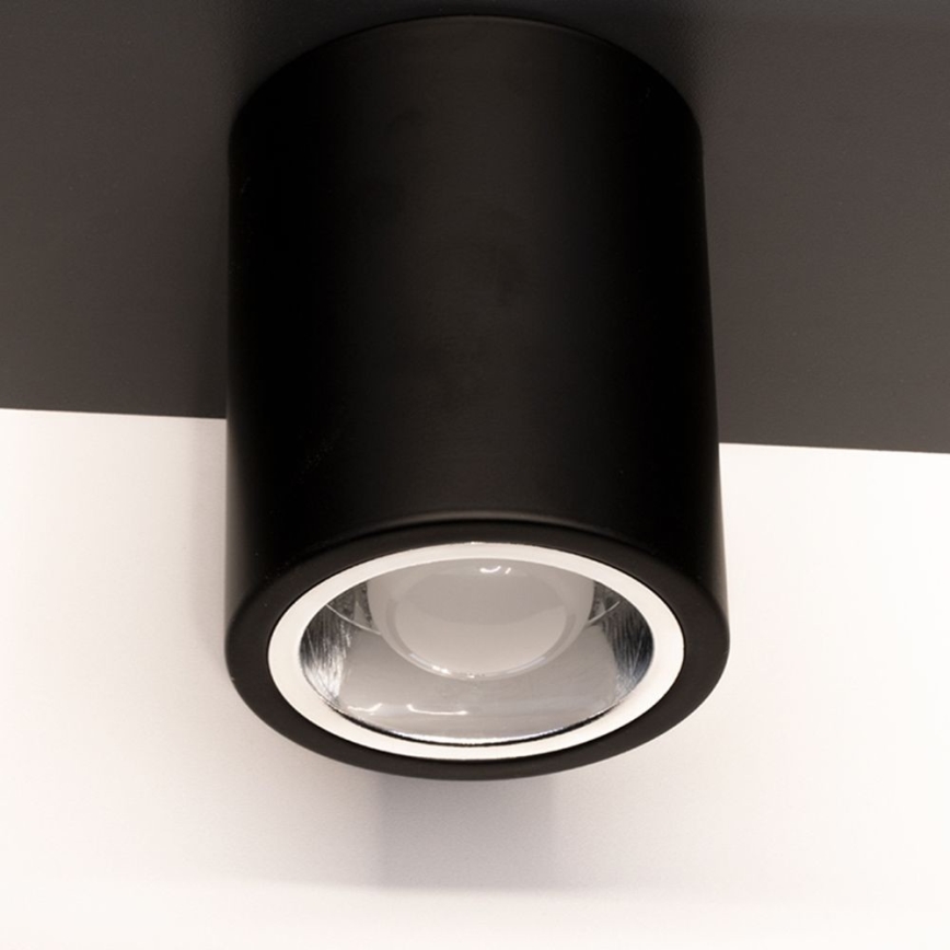 Spot LED RGBW dimmabil JUPITER 1xE27/6,5W/230V 2700-6500K Wi-Fi diam. 13 cm negru