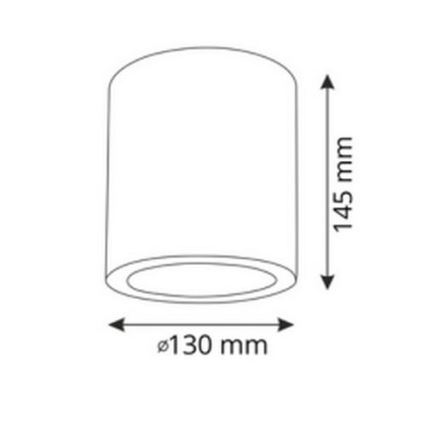 Spot LED RGBW dimmabil JUPITER 1xE27/6,5W/230V 2700-6500K Wi-Fi diam. 13 cm negru