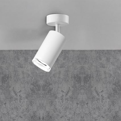 Spot LED RGBW reglabil pentru baie TURYN 1xGU10/4,8W/230V 3000K IP44 alb + telecomandă