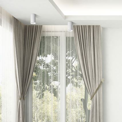 Spot LED RGBW reglabil pentru baie TURYN 1xGU10/4,8W/230V 3000K IP44 alb + telecomandă