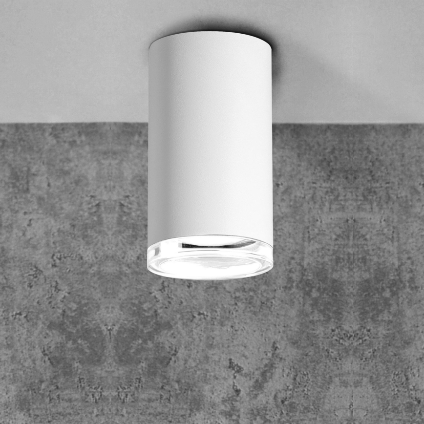 Spot LED RGBW reglabil pentru baie TURYN 1xGU10/4,8W/230V 3000K IP44 alb + telecomandă