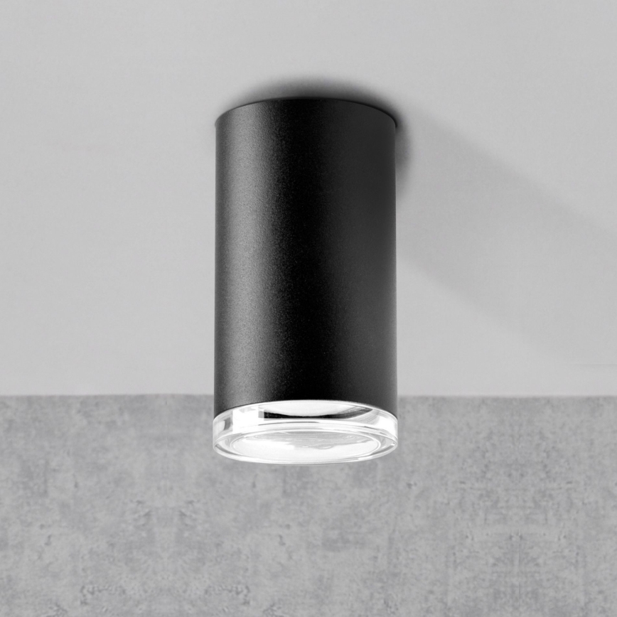 Spot LED RGBW dimabil pentru baie TURYN 1xGU10/4,8W/230V 3000K IP44 negru + telecomandă