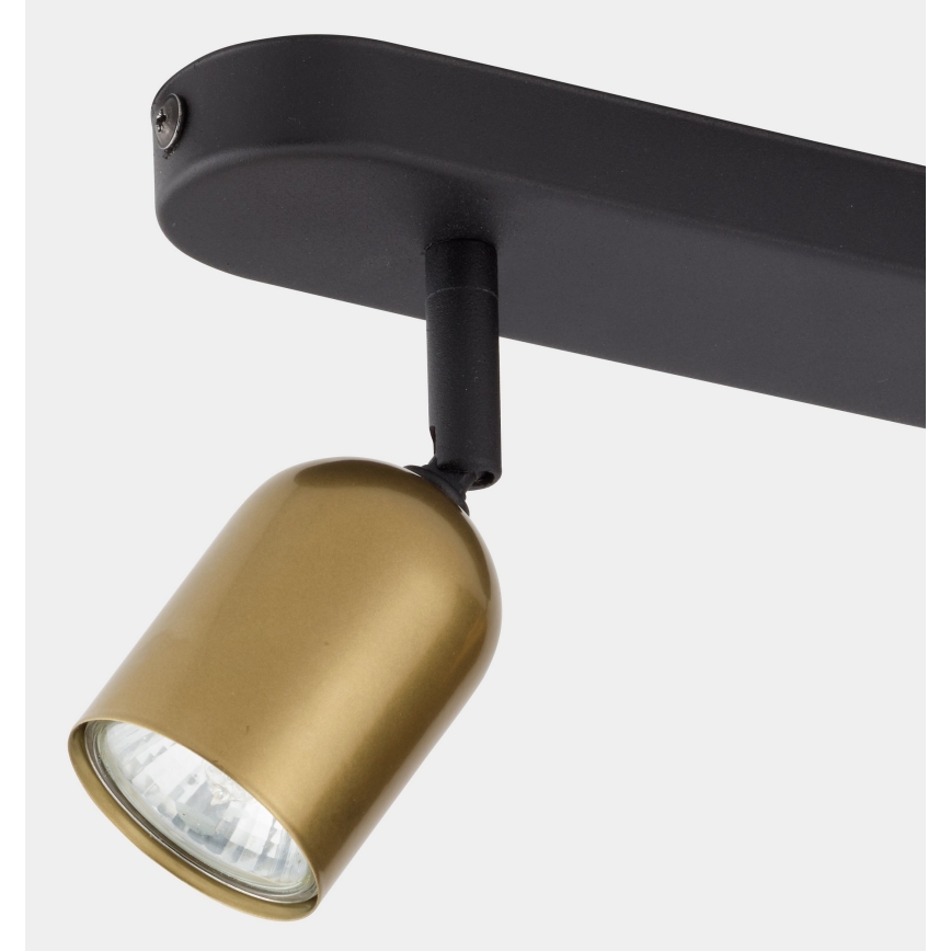 Spot LED RGBW reglabil TOP 2xGU10/6,5W/230V 2700-6500K auriu/negru