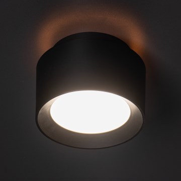 Spot LED SONOR LED/12W/230V 3000/4000/5700K + LED/1,5W 2200K diam. 14 cm negru