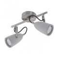 Spot LED THIMBLE 2xGU10/5W/230V beton Briloner 2529-022