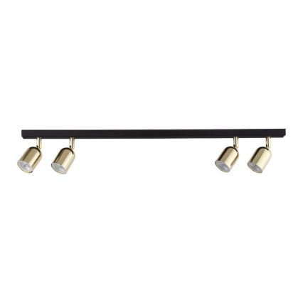 Spot LED TOP 4xGU10/10W/230V negru/auriu